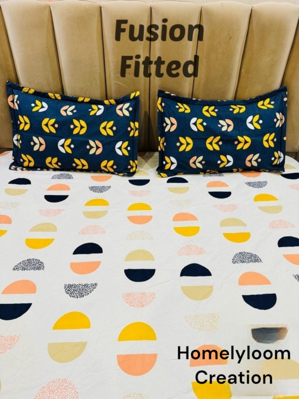 Elastic fitted bedsheet