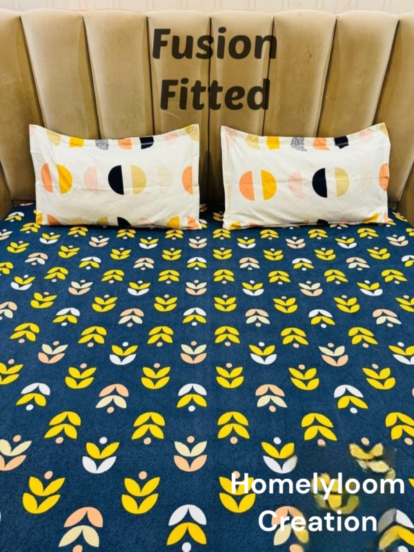 Elastic fitted bedsheet