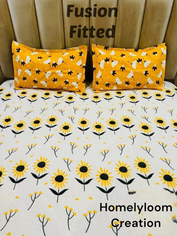 Elastic fitted bedsheet