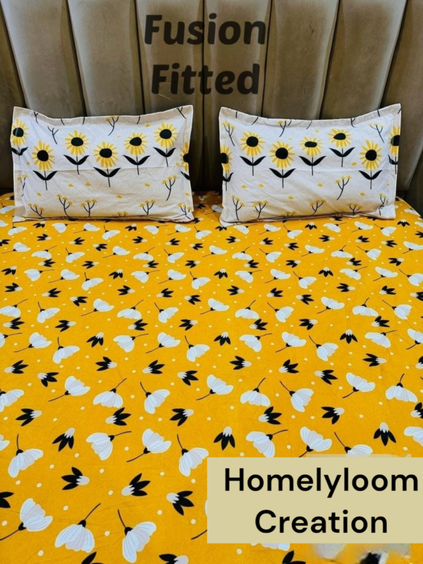 Elastic fitted bedsheet