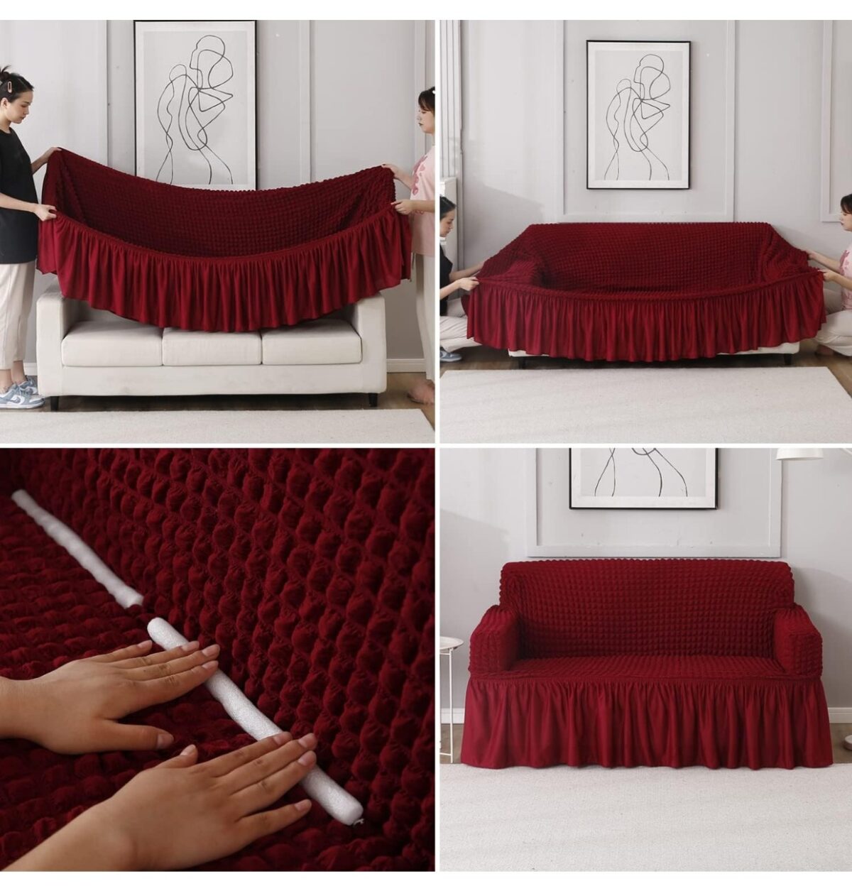 Elastic sofa covers